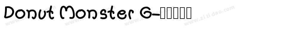 Donut Monster G字体转换